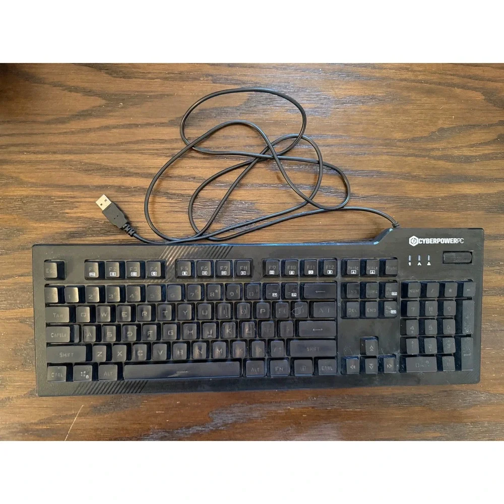 CyberPowerPC Skorpion K2 Mechanical Gaming Keyboard Black Excellent RGB Wired